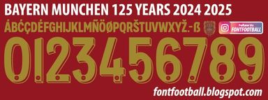 Patch Badge Bayern Munchen 125 Years 2025 Vector