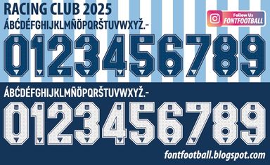 Font Vector Racing Club 2025 kit