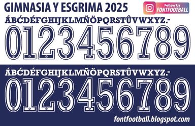 Font Vector Gimnasia Y Esgrima 2025 kit