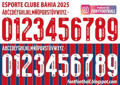 Font Vector Clube Bahia 2025 kit