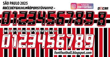 Font Vector São Paulo FC 2025 kit