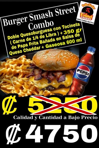 Burger Smash Street Combo