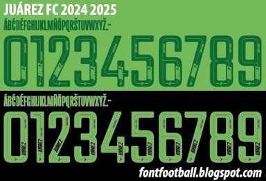 Font Vector Juárez FC 2024 2025 kit