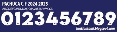 Font Vector C.F Pachuca 2024 2025 kit