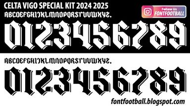 Font Vector Celta Vigo Special Kit 2024 2025 kit