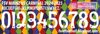 Font Vector FSV Mainz 05 Carnival 2024 2025 kit