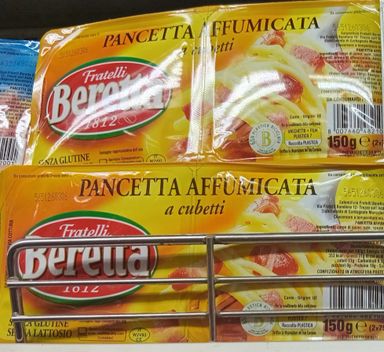 Baretta Pancetta Affum A Cube 150gr
