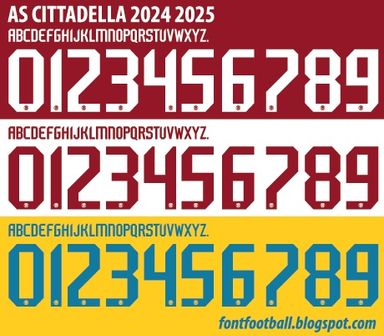 Font Vector AS Cittadella 2024 2025 kit
