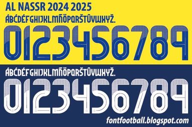 Font Vector AL Nassr 2024 2025 kit