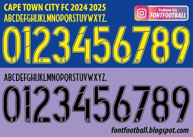 Font Vector Cape Town City FC 2024 2025 kit