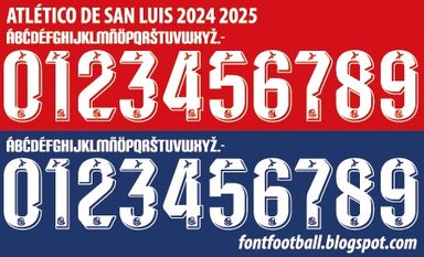 Font Vector Atlético de San Luis 2024 2025 kit