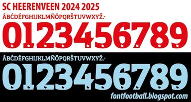 Font Vector SC Heerenveen 2024 2025 kit