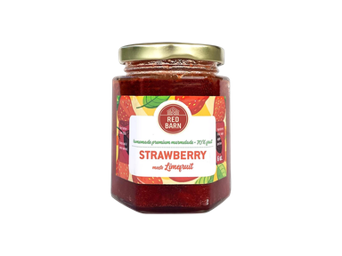 Homemade Jam Strawberry meets Lime 6 oz / Mermelada casera de fresa con lima 6 oz