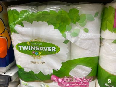 Twinsaver Toilet Paper Luxury White 2ply 9'