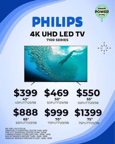 PHILIPS 4K UHD LED TV 7100 SERIESS