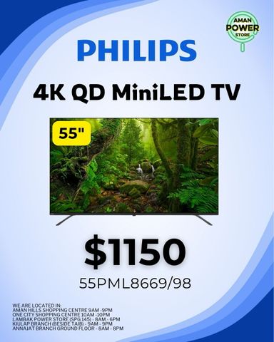 PHILIPS 4K QD MINILED TV 55"