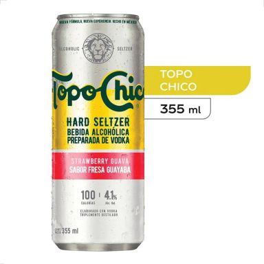 Hard Seltzer Fresa Guayaba Topo Chico 355.0 mL