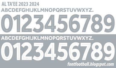 Font Vector AL Ta'ee 2023 2024 kit