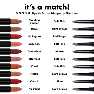 Lápiz labial satinado O FACE