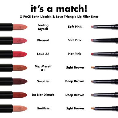 Lápiz labial satinado O FACE