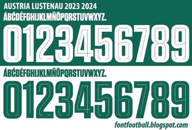 Font Vector Austria Lustenau 2023 2024 kit