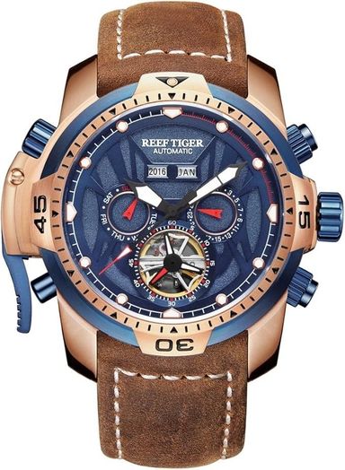 Montre Cuir Vintage Homme