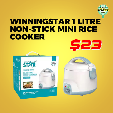 WINNINGSTAR 1 LITRE NON-STICK MINI RICE COOKER ST-9354