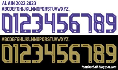 Font Vector AL Ain 2022 2023 kit