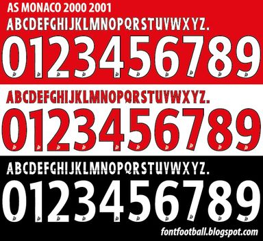 Font Vector AS Monaco 2000 2001 kit
