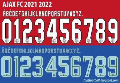 Font Vector Ajax 2021 2022 kit