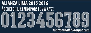 Font Vector Alianza Lima 2015 2016 kit