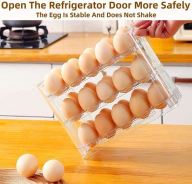30-Egg Fridge Tray | منظّم للبيض بالبرّاد – ٣٠ بيضة