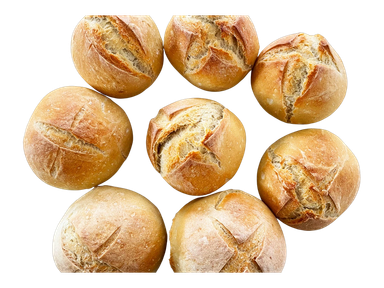 Handmade German Breakfast Rolls 500 g / Panecillos alemanes artesanales para desayuno 500 g