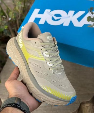 Hoka- greyish/ green