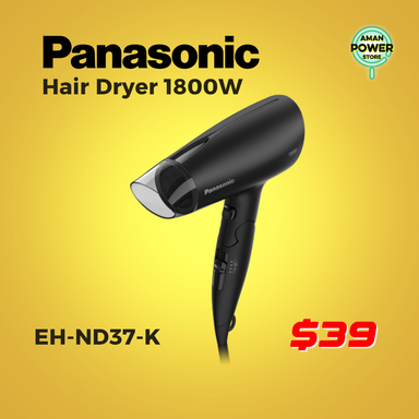 PANASONIC HAIR DRYER 1800W EH-ND37-K