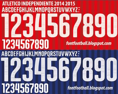 Font Vector Atletico Independiente 2014 2015 kit