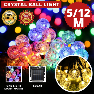 CRYSTAL BALL LIGHT (LAMPU BOLA KRISTAL)
