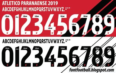 Font Vector Athletico Paranaense 2019 kit