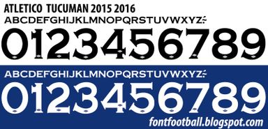 Font Vector Atletico Tucuman 2015 2016 kit
