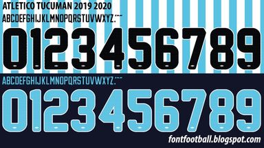 Font Vector Atletico Tucuman 2019 2020 kit