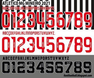 Font Vector Atlético MG Mineiro 2021 kit