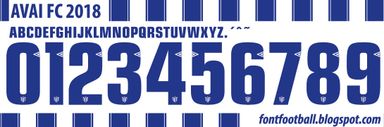 Font Vector Avaí FC 2018 kit