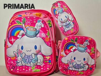 Mochilas en combo para primaria con luz 