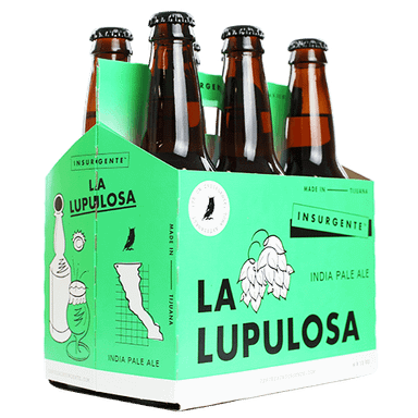Cerveza La Lupulosa Insurgente 6.0 Pack