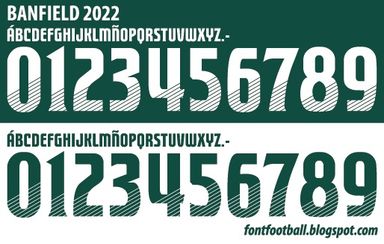 Font Vector Banfield 2022 kit