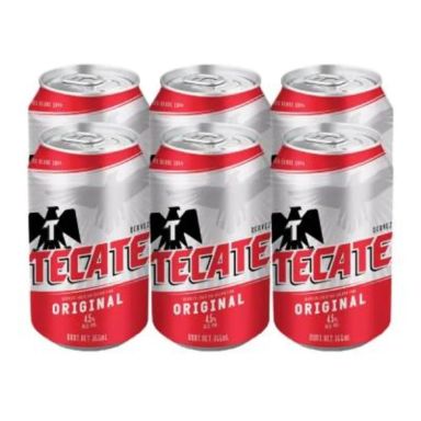 Cerveza Lata Regular Tecate 6.0 Pack