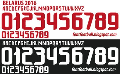 Font Vector Belarus 2016 kit