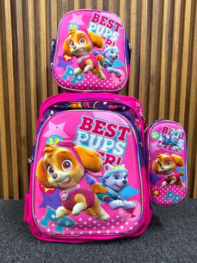 Combo mochila de primaria con carrito #1 
