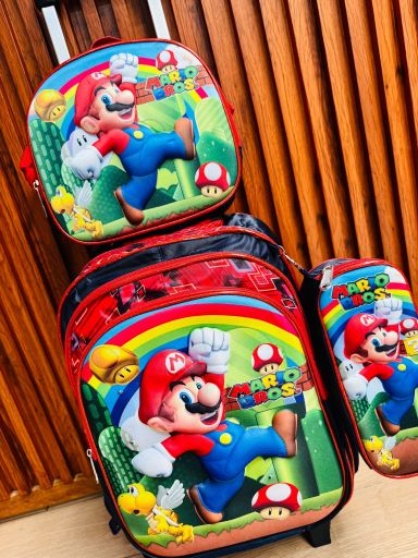 Combo de mochila premium con carrito #1