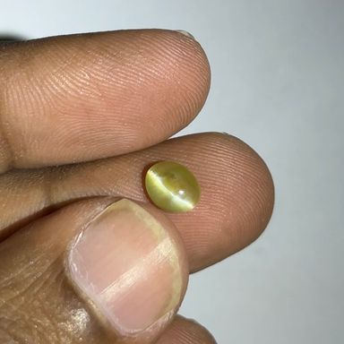 AGCL certified 1.1ct Natural Chrysoberyl cats eye